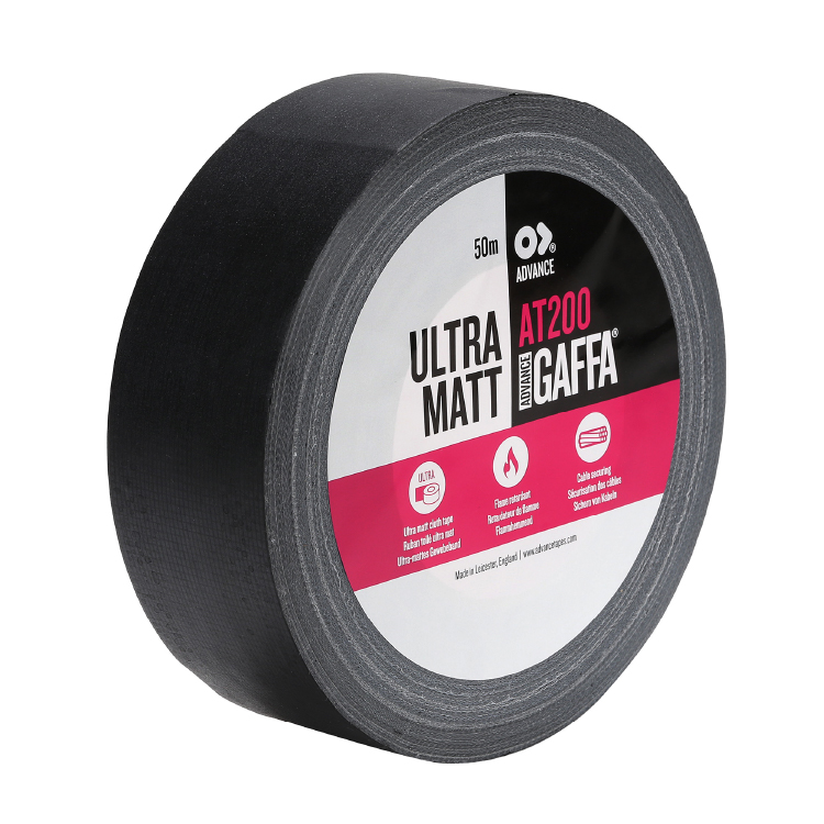 Premium fabric tape matt black | 38 mm